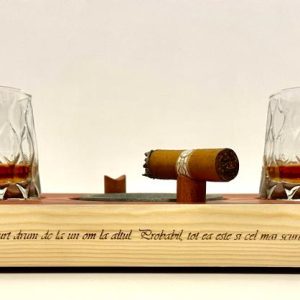 Set de servit wisky & trabuc