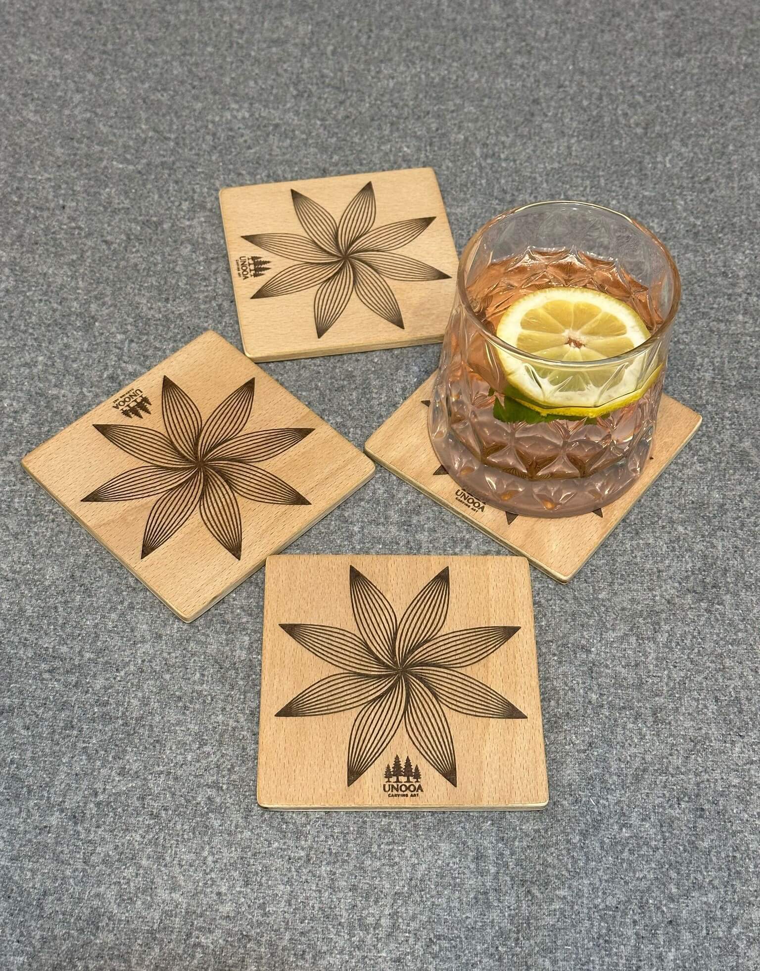 Set 4 Coastere Essenza