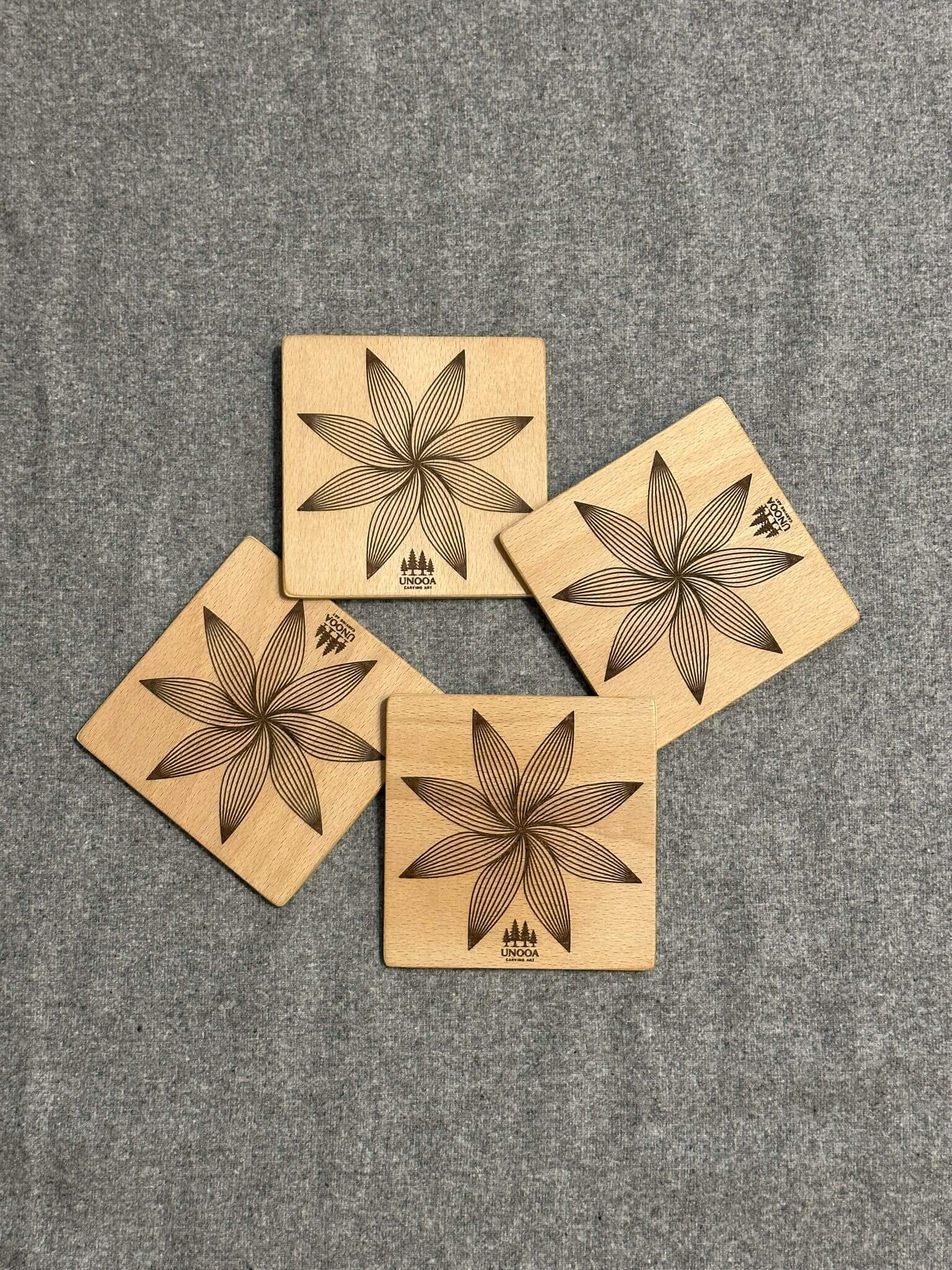 Set 4 Coastere Essenza