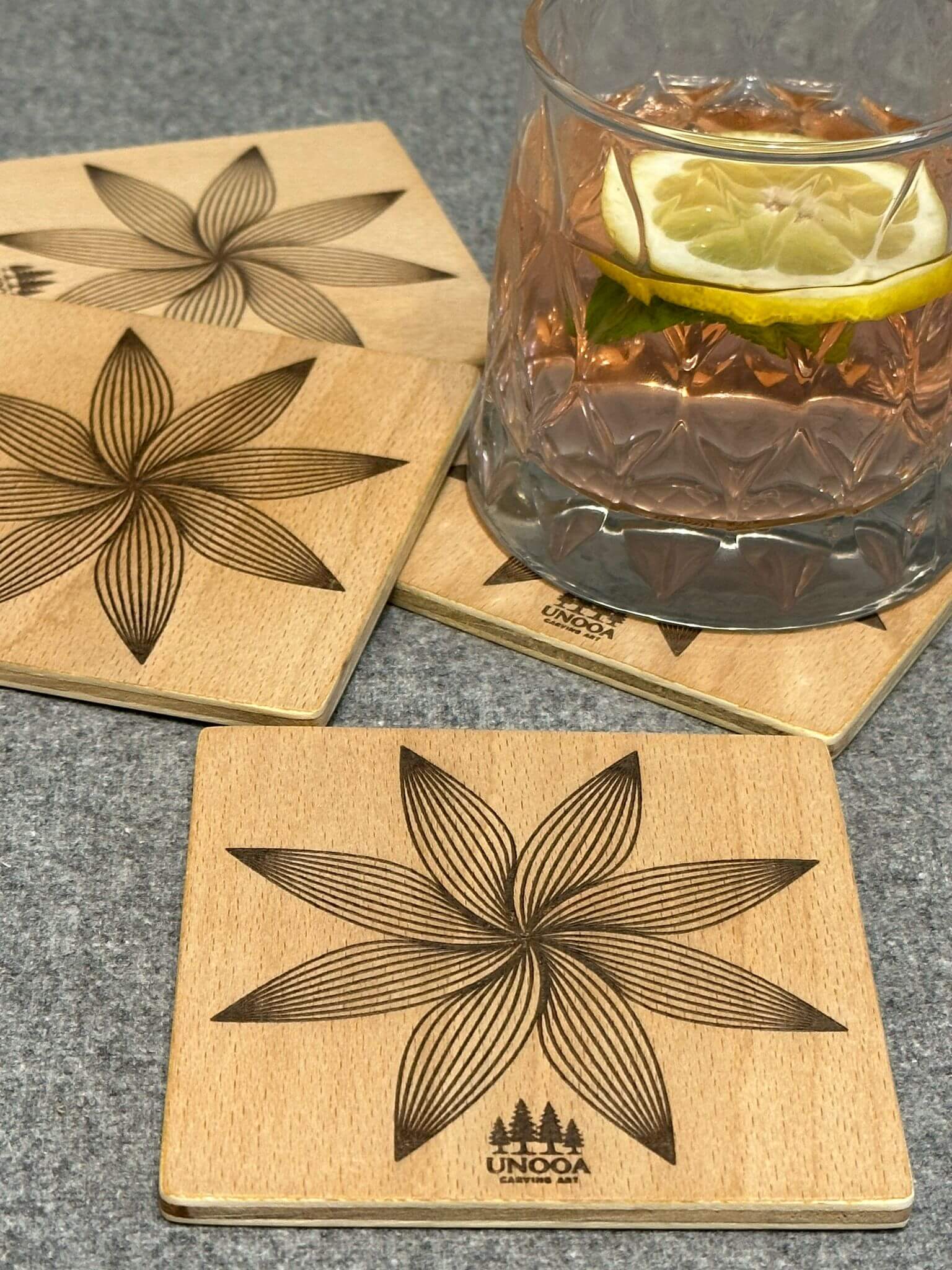 Set 4 Coastere Essenza