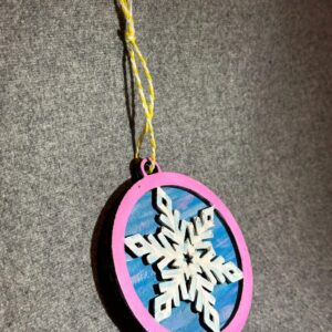 Glob decorativ „Snowflake”
