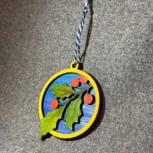 Glob decorativ „Winter Leaf”