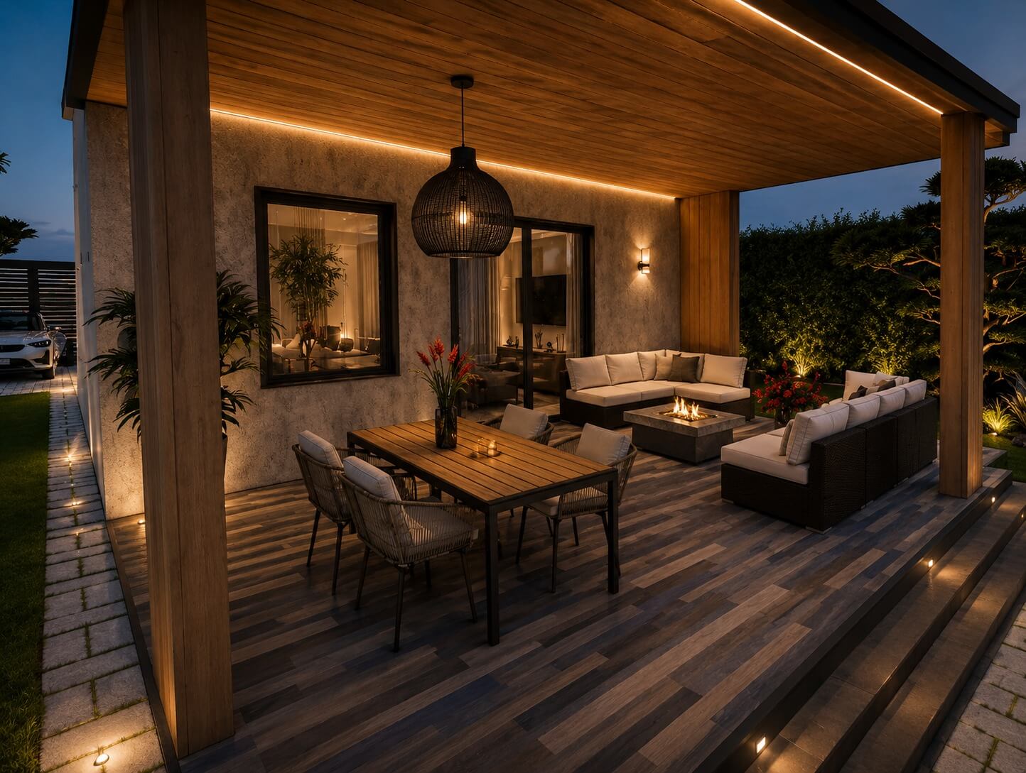 concept rezidențial modern Terasa