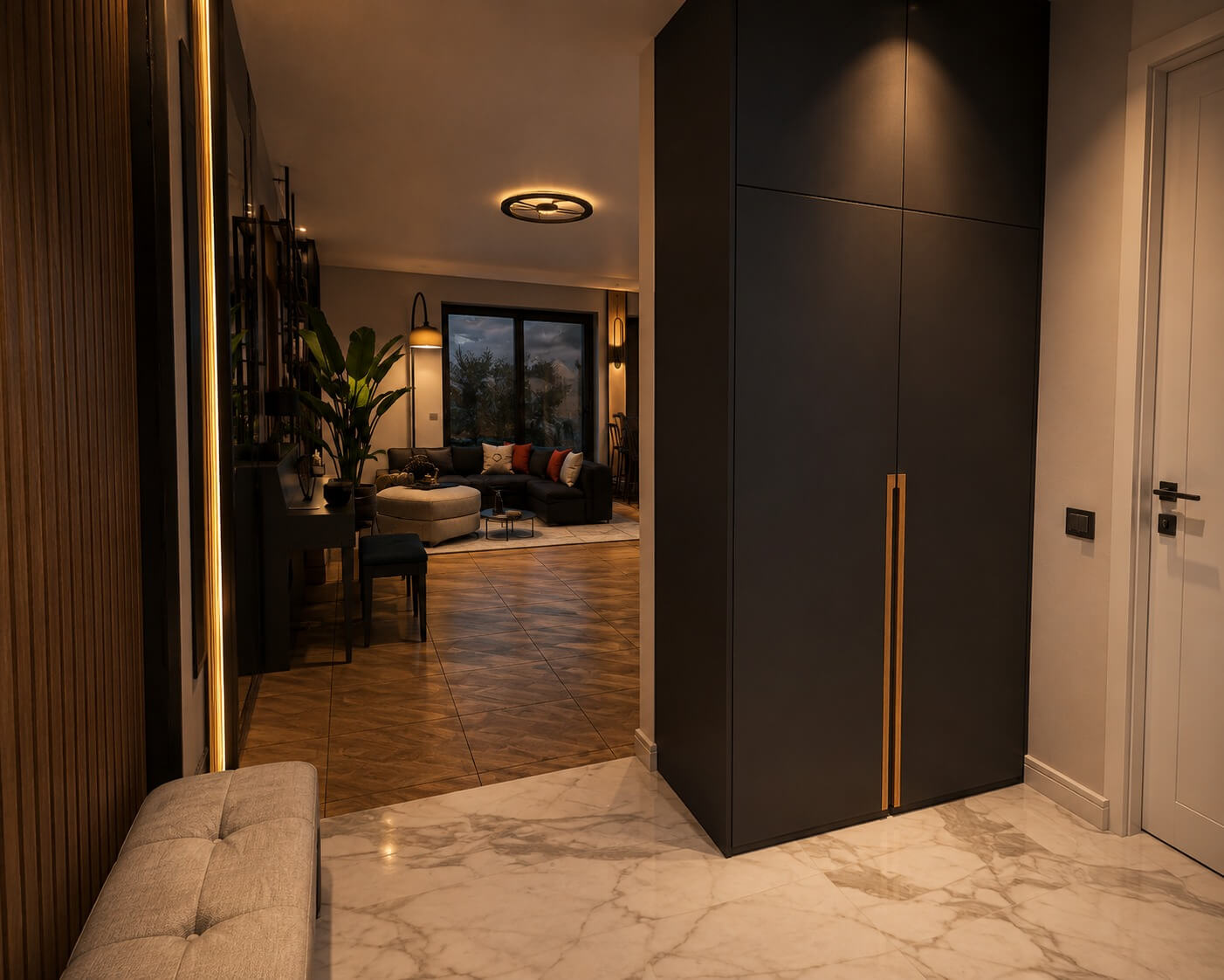 concept rezidențial modern Vestibul