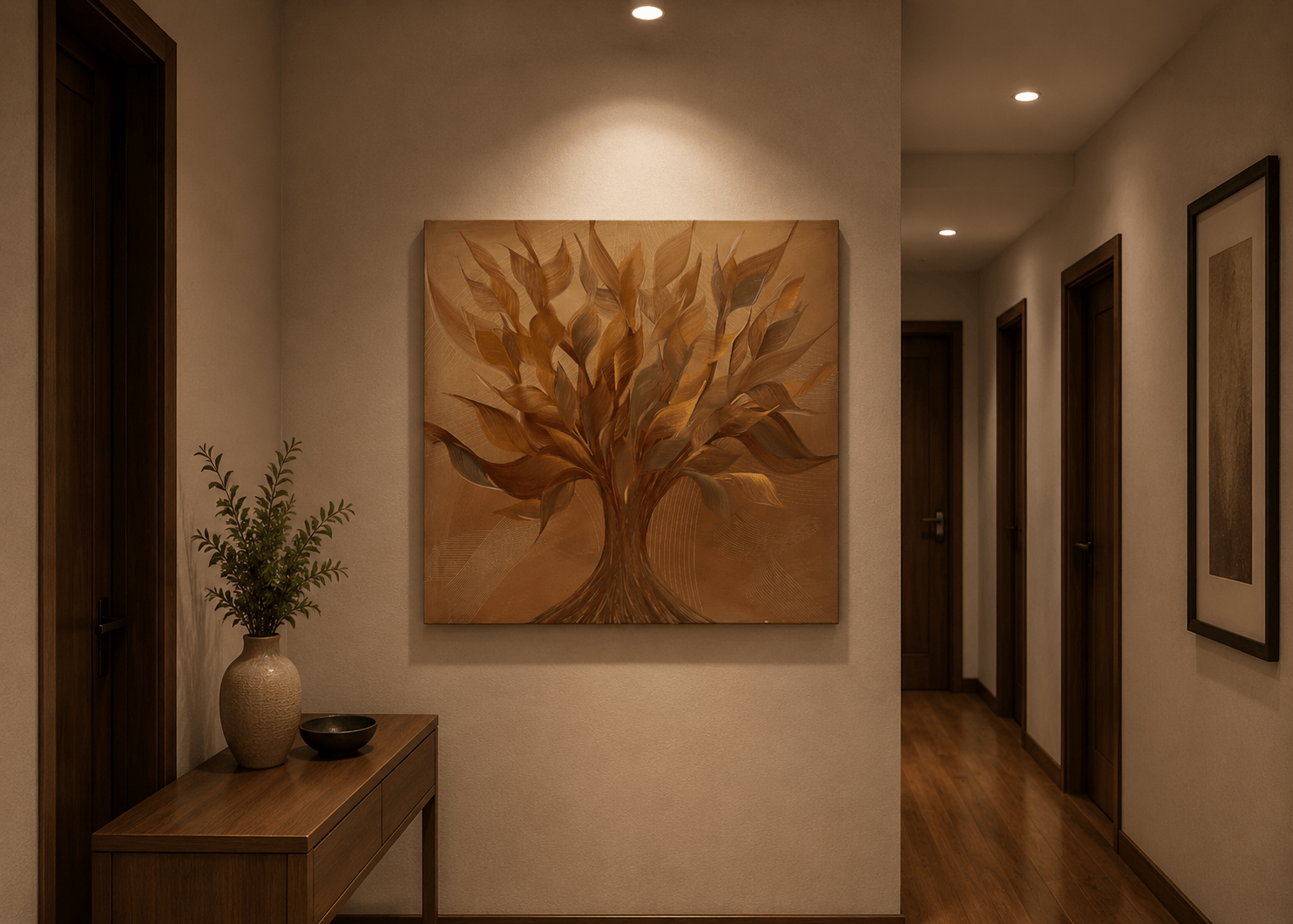 Tablou Canvas Arborele Abundentei Cadru