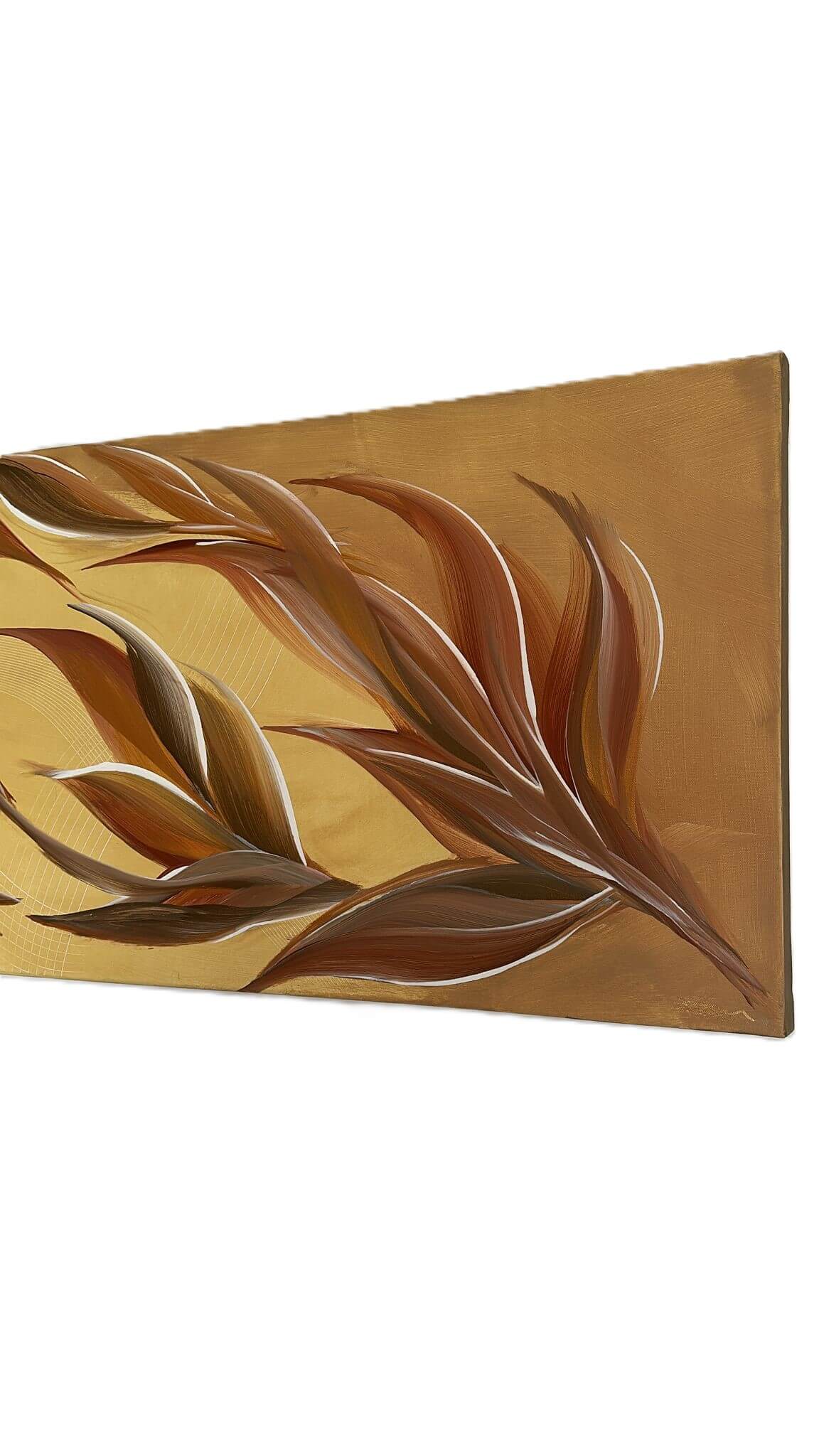 Tablou Canvas Frunze Aur de Toamna 3