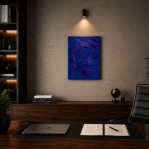 Tablou Canvas „Frunze de Indigo”