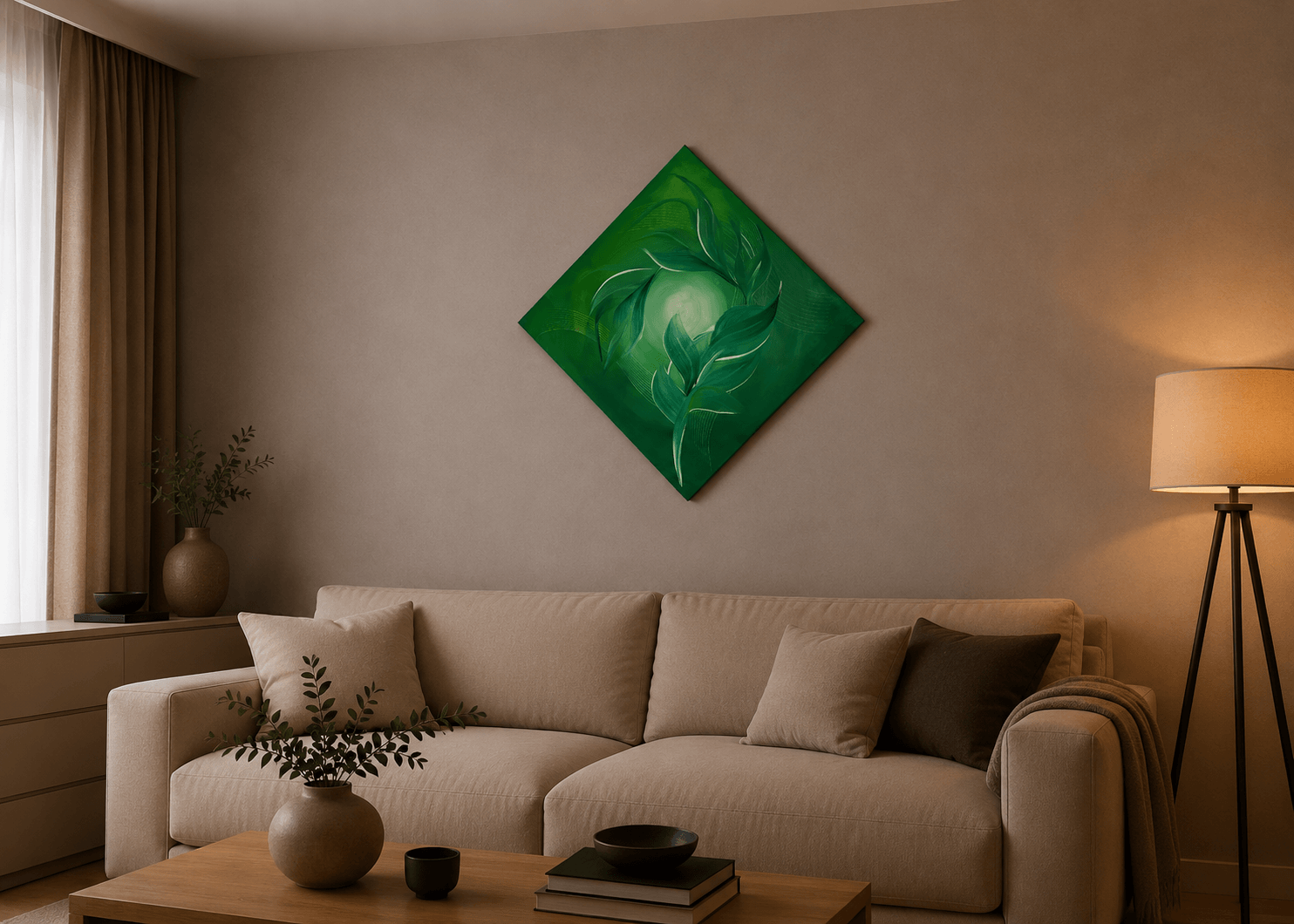 Tablou Canvas Izvor de Smarald Cadru