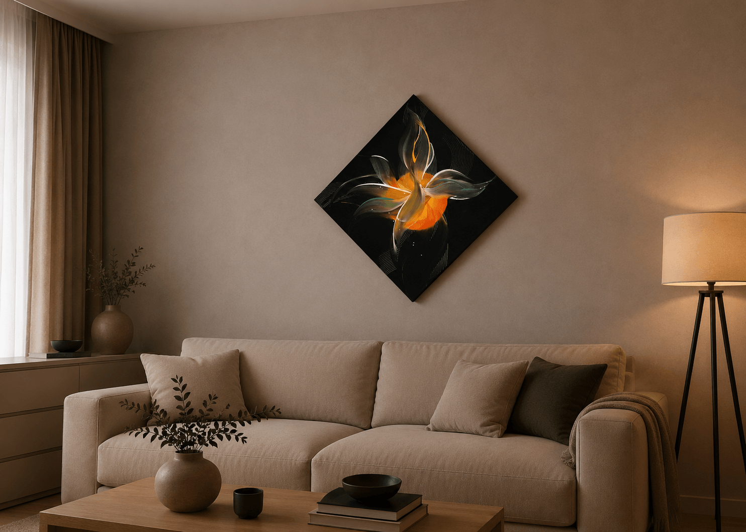 Tablou Canvas Nova Florala Cadru