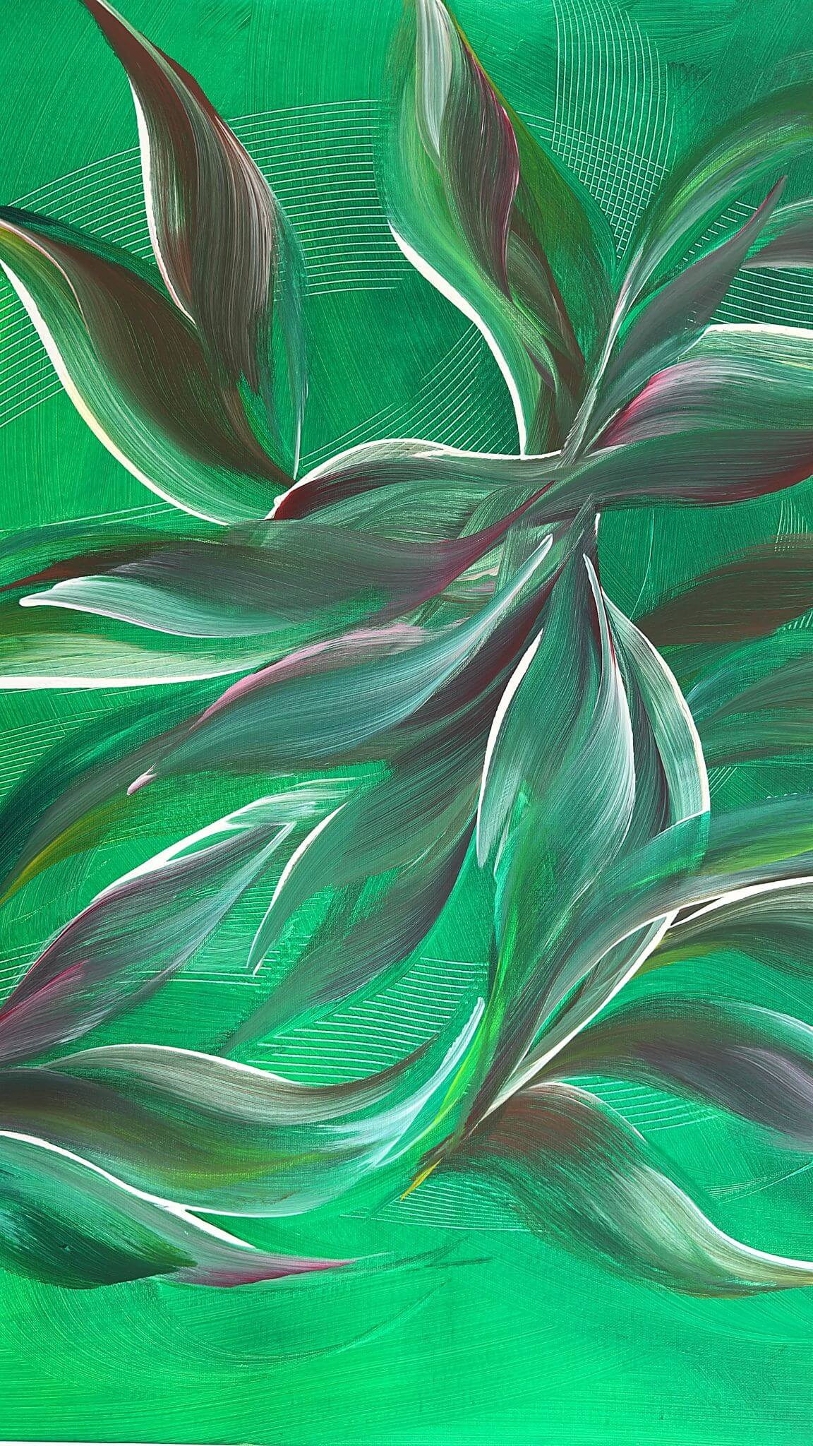 Tablou Canvas Rapsodie Verde 2