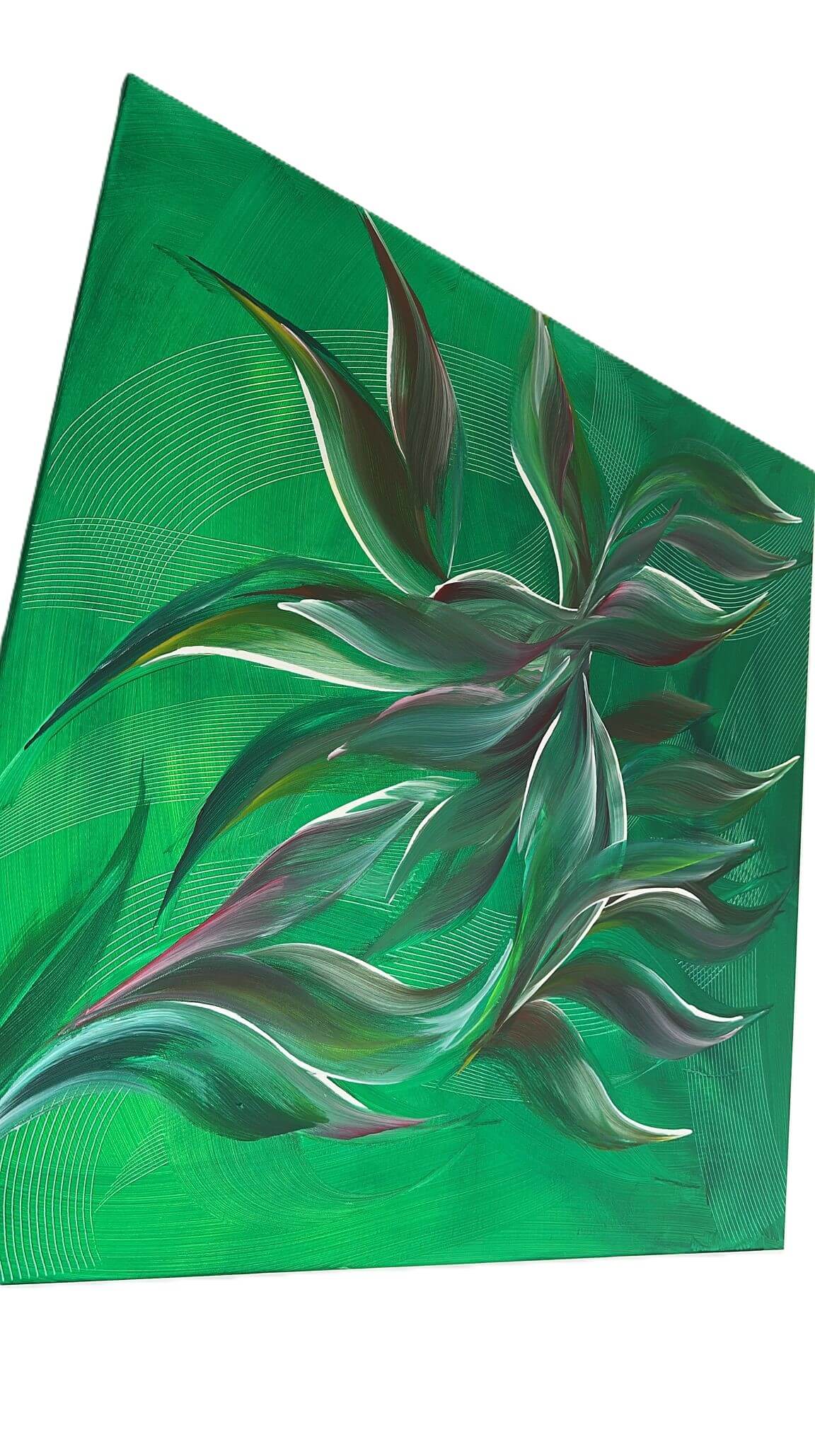 Tablou Canvas Rapsodie Verde 3