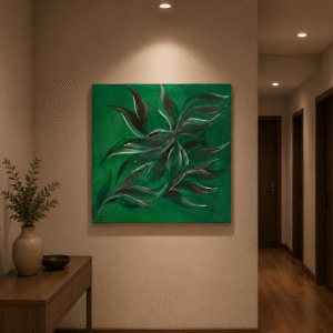 Tablou Canvas „Rapsodie Verde”