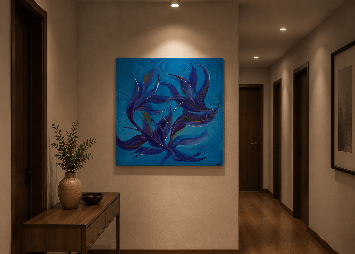 Tablou Canvas Rapsodie de Azur Cadru
