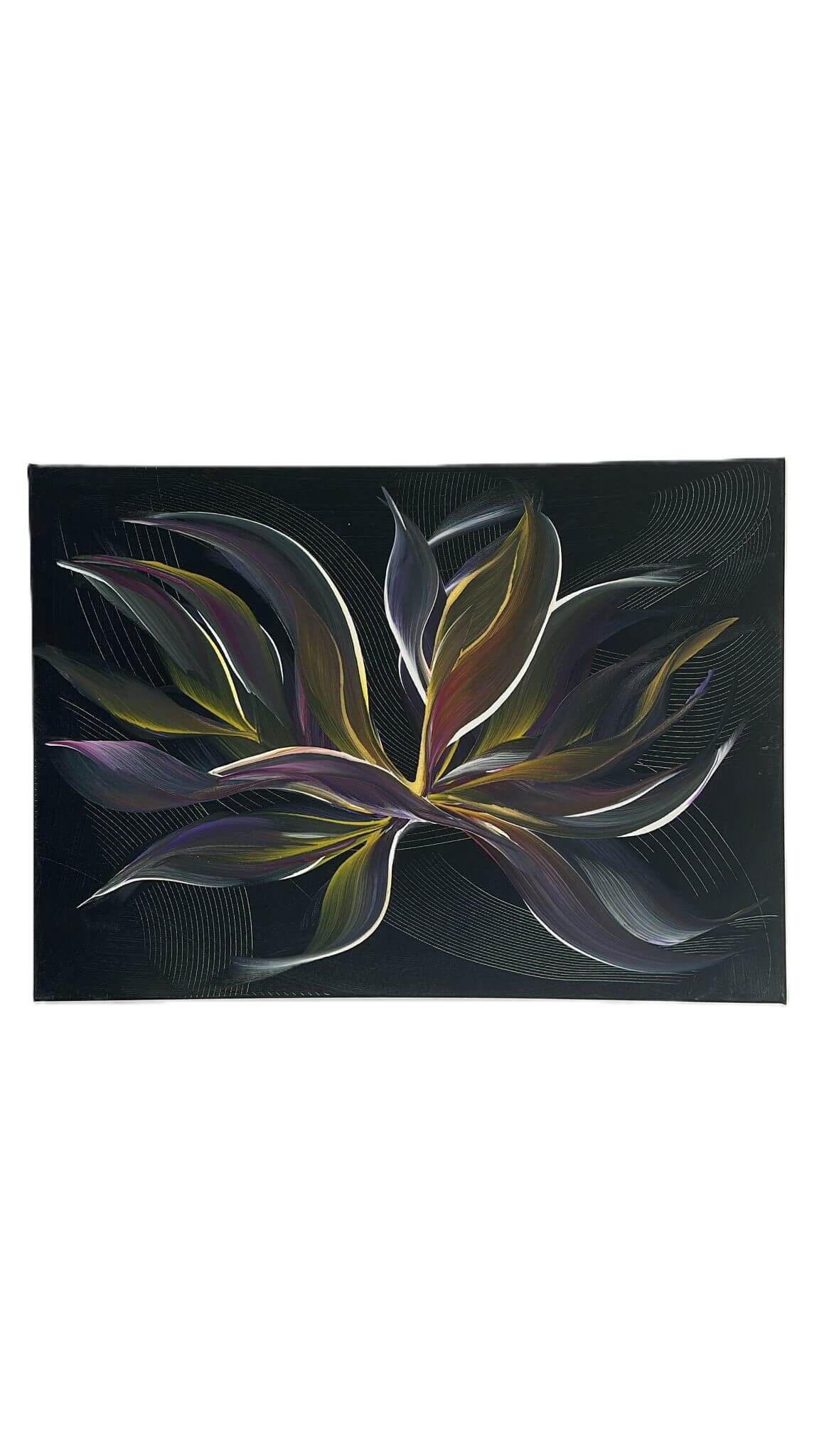 Tablou canvas Floare de Obsidian 1