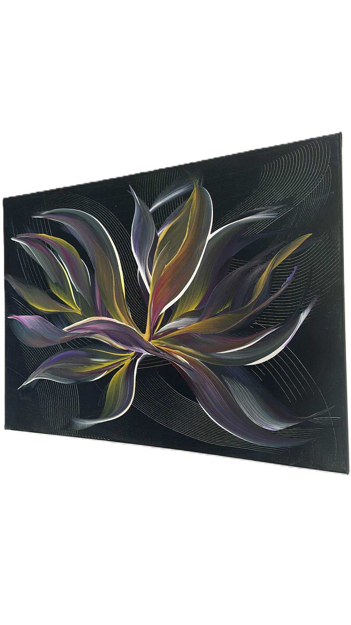 Tablou canvas Floare de Obsidian 3