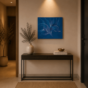 Tablou canvas „Floare de Safir”