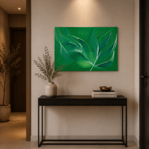 Tablou canvas „Frunze de Jad”