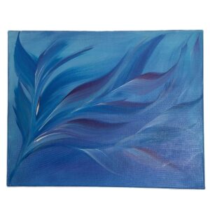 Tablou canvas „Frunze de Safir”