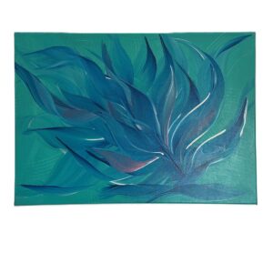Tablou canvas „Frunze de Turcoaz”
