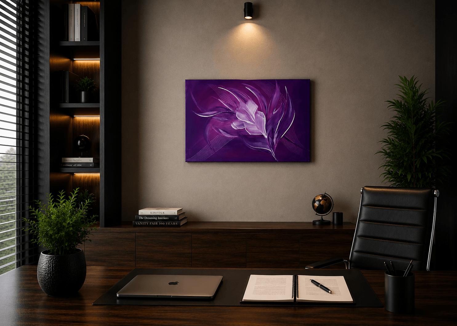 Tablou canvas Orhidee Imperiala cadru