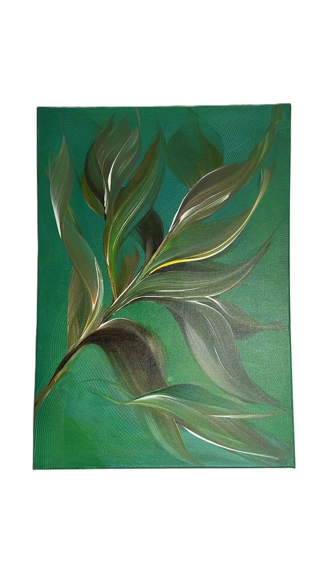 Tablou canvas Orhidee de Smarald 1