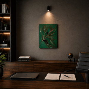 Tablou canvas „Orhidee de Smarald”