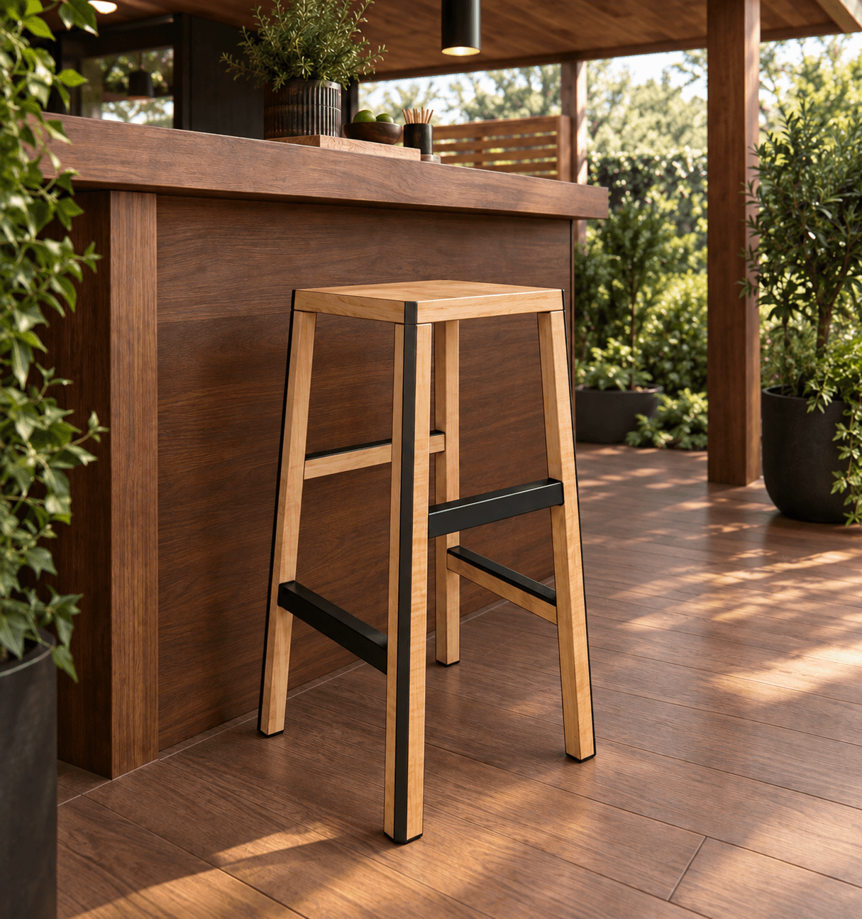 Diamond stool 65 Natural 1