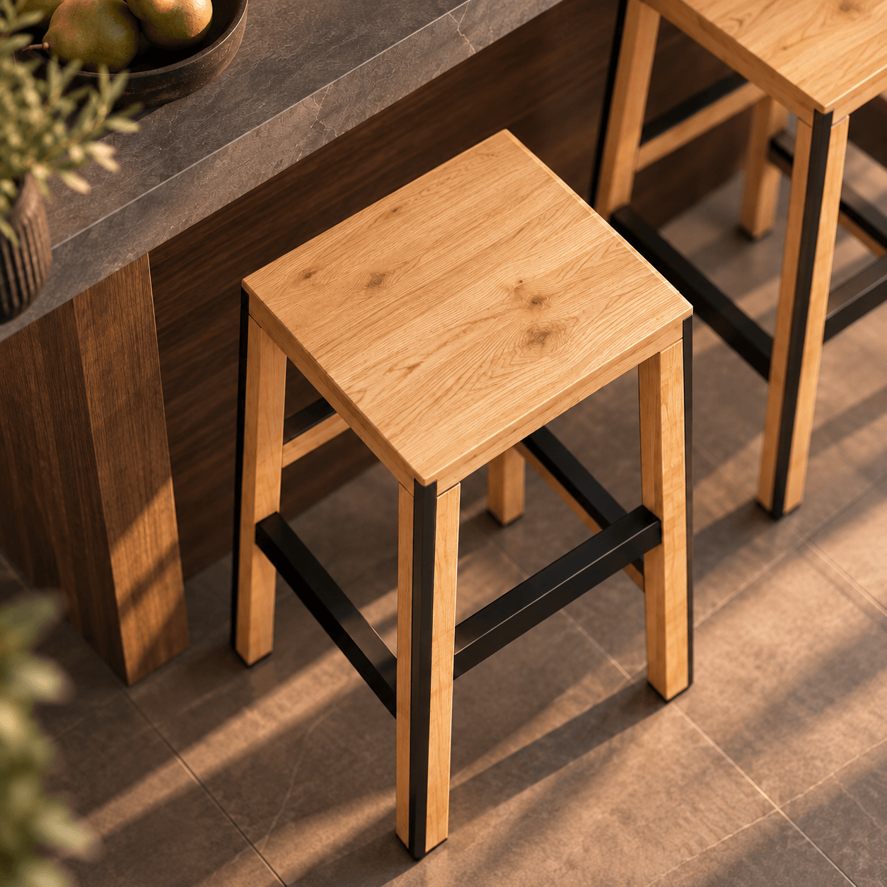 Diamond stool 65 Natural 3